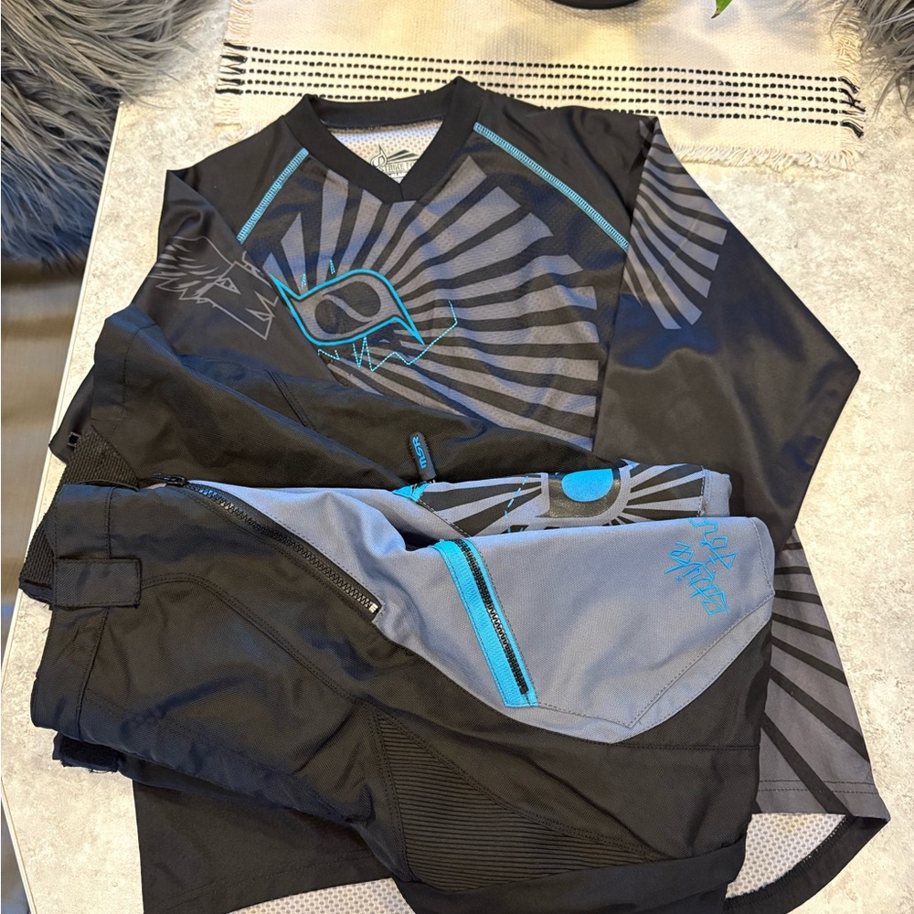 MSR black and blue Motorcross Racing set